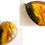 Thumbnail: Large light cognac/green color natural amber insects pendant