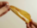 Thumbnail: Not heated natural amber very large triangle shape pendant