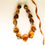 Thumbnail: Natural Colombian light cognac color massive necklace