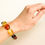 Thumbnail: Large oval beads multicolor amber bracelet