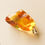 Thumbnail: copy of Natural amber unique rhombus shape lemon and cognac colors pendant