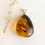 Thumbnail: Large light cognac/green color natural amber insects pendant