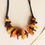Thumbnail: Natural Baltic amber large mix color chips necklace