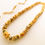 Thumbnail: Genuine, not heated white/grey colors amber chips beads necklace