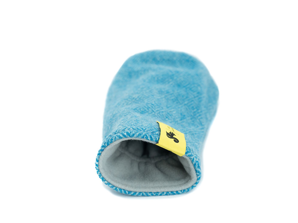 Thumbnail: Spoon Cover - Sky blue/Grey diamond