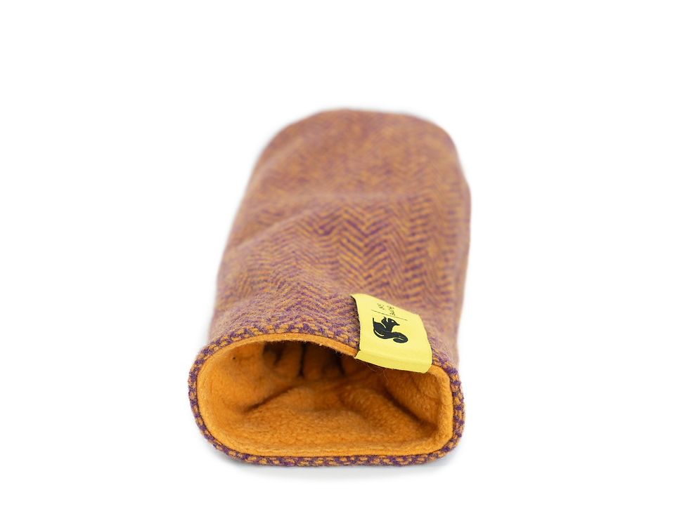 Thumbnail: Hybrid Cover - Purple/orange herringbone
