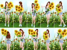 5 Yellow Flower Pose