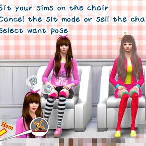 Dedicated tongue pair pose - The method of taking pictures