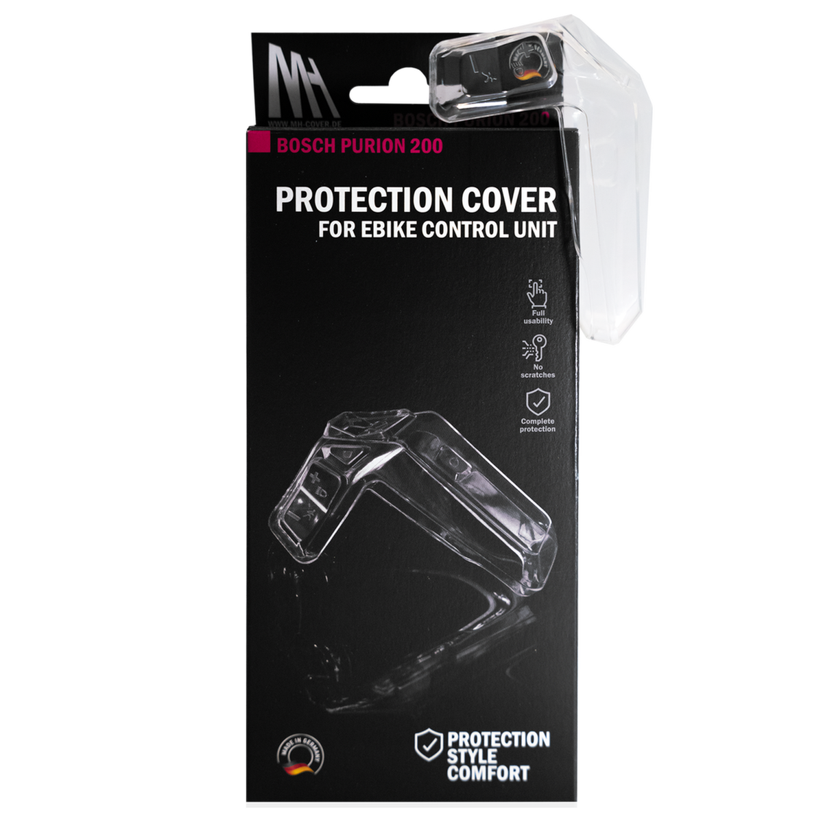 PURION 200 protection cover for ebike display, box of 10