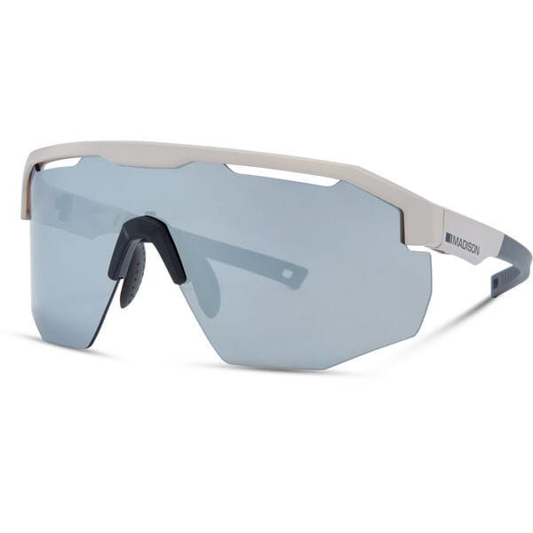 Madison Cipher Desert Sand Sunglasses - 3 Lens Pack - Silver Mirror / Amber