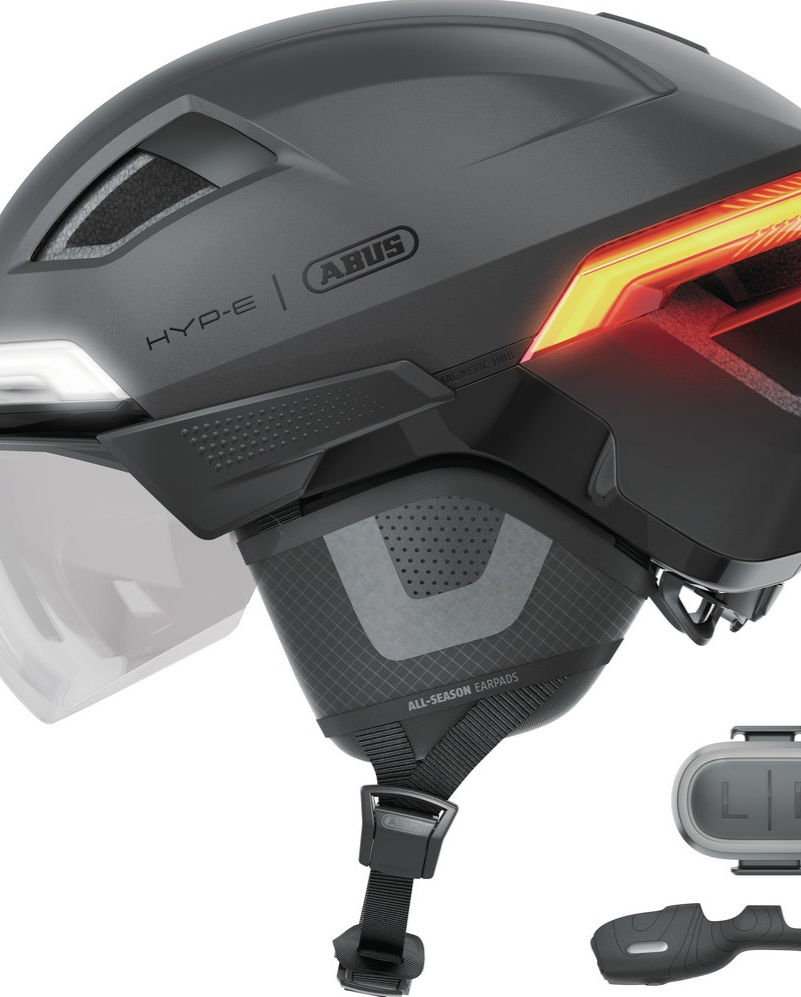 ABUS HYP-E BL.ACE Urban Commuting Helmet in Volcano Titan