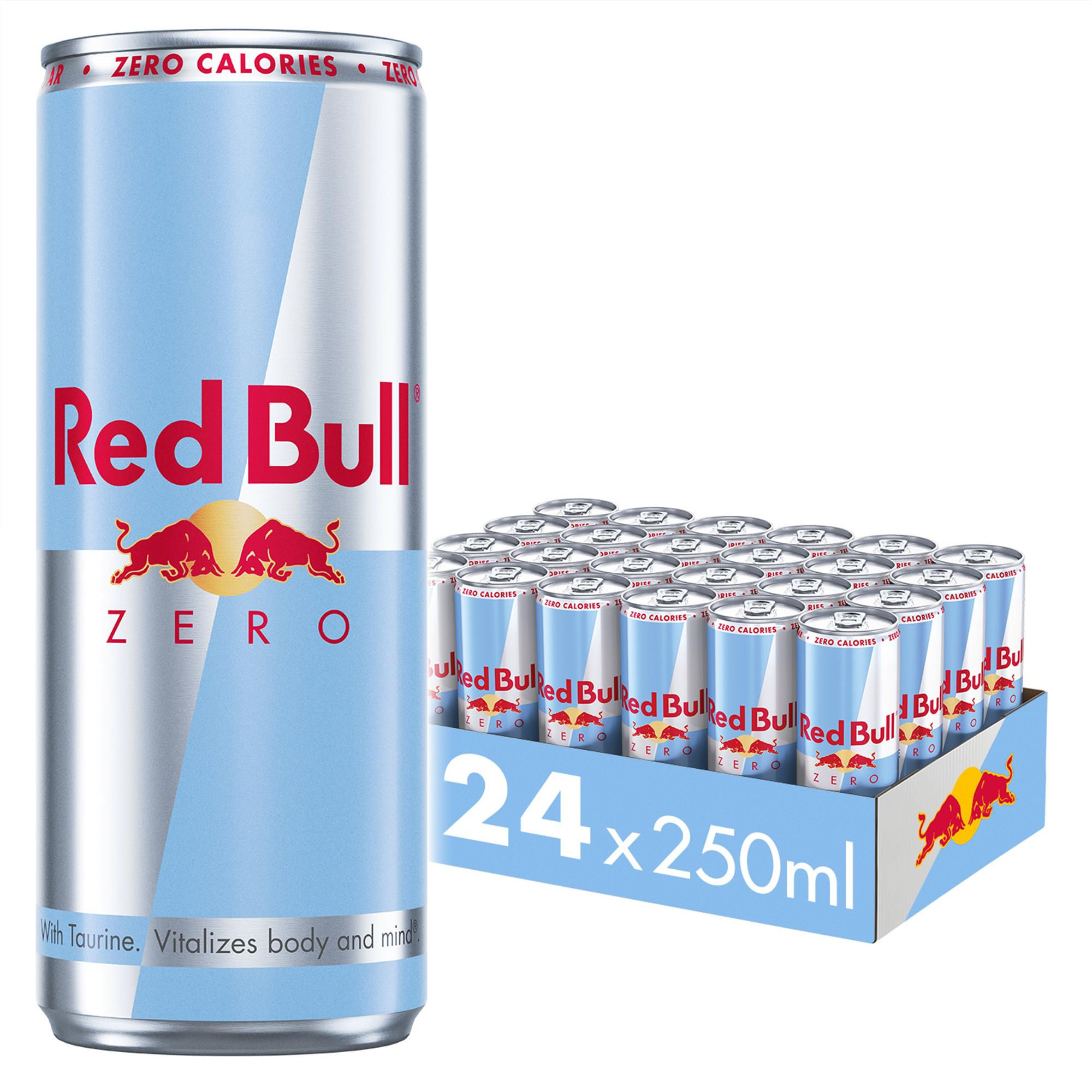 Red Bull Zero Single Can 250ml (24 Pack)