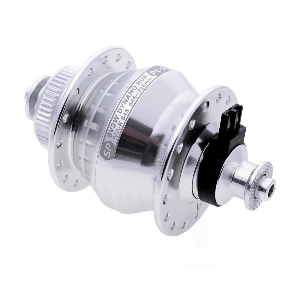 SP Dynamo PD8 - PL8 100mm disc brake dyno hub