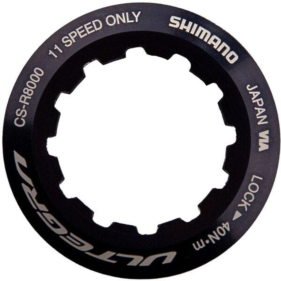 Thumbnail: Shimano CS-R8000 lock ring and spacer