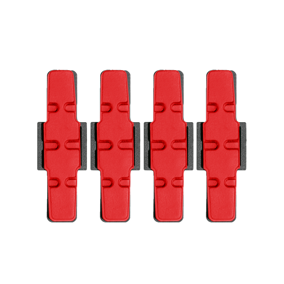 Brake pads red (PU = 2 sets)