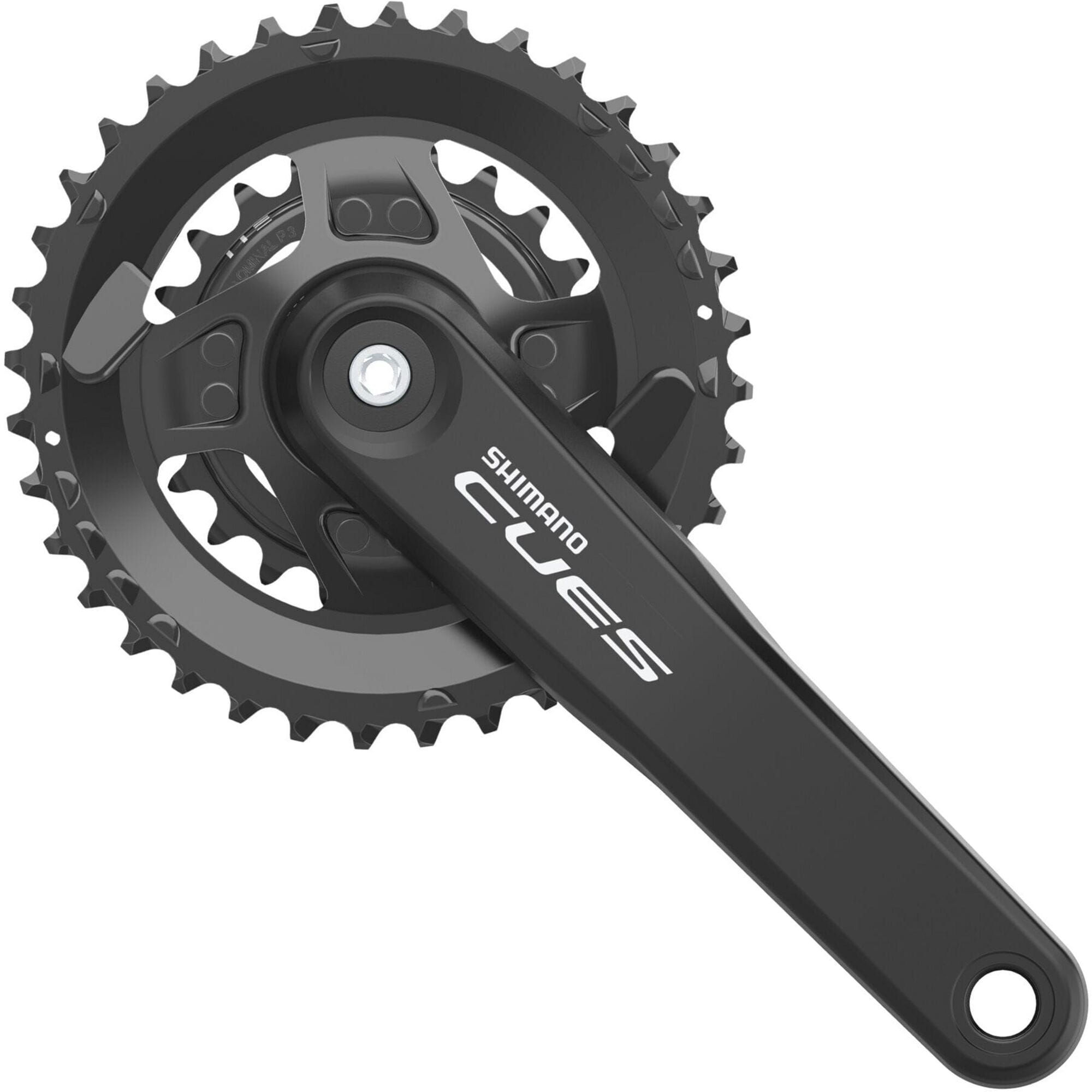 Shimano FC-U4010 CUES 2 piece design chainset, for 9/10/11-speed, 36/22T, Boost