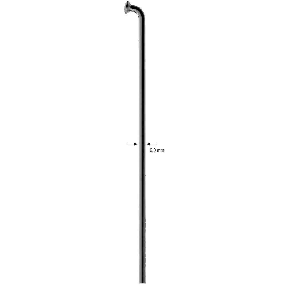 Sapim Leader Black J-Bend Cut & Threaded Spokes