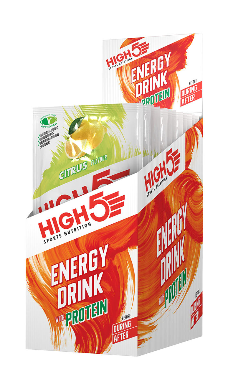 High5 Energy Drink Protein Sachet x12 47g