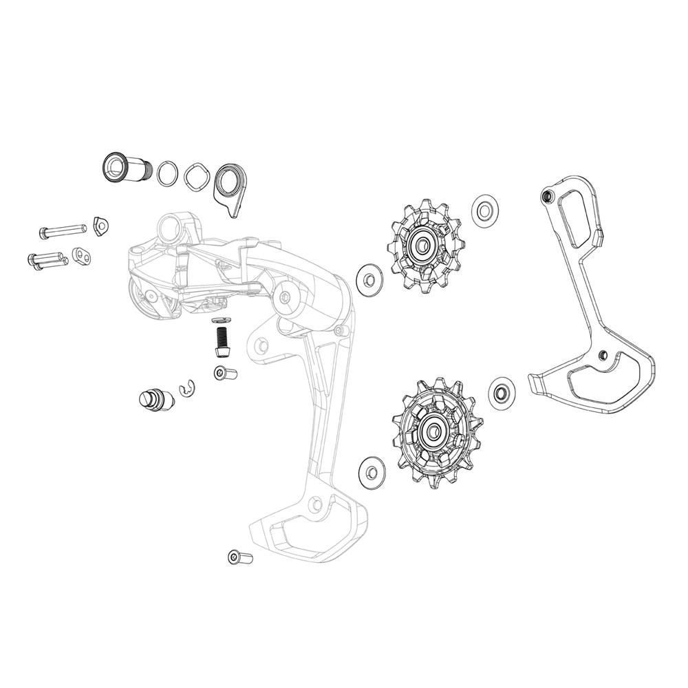 SRAM Spare - Rear Derailleur B-Bolt / B-Screw / Limit Screws Force XPLR Etap AXS
