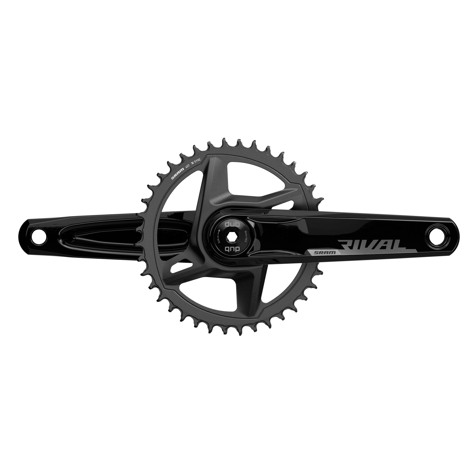 SRAM Rival AXS Crankset 1X D1 DUB Wide (BB Not Included)
