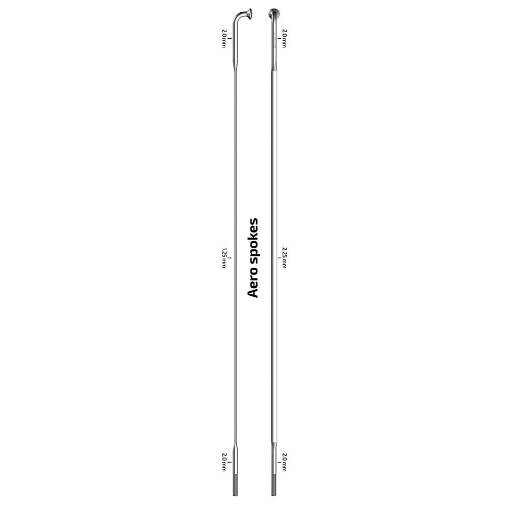 Sapim CX-Sprint Silver J-Bend Uncut Spokes