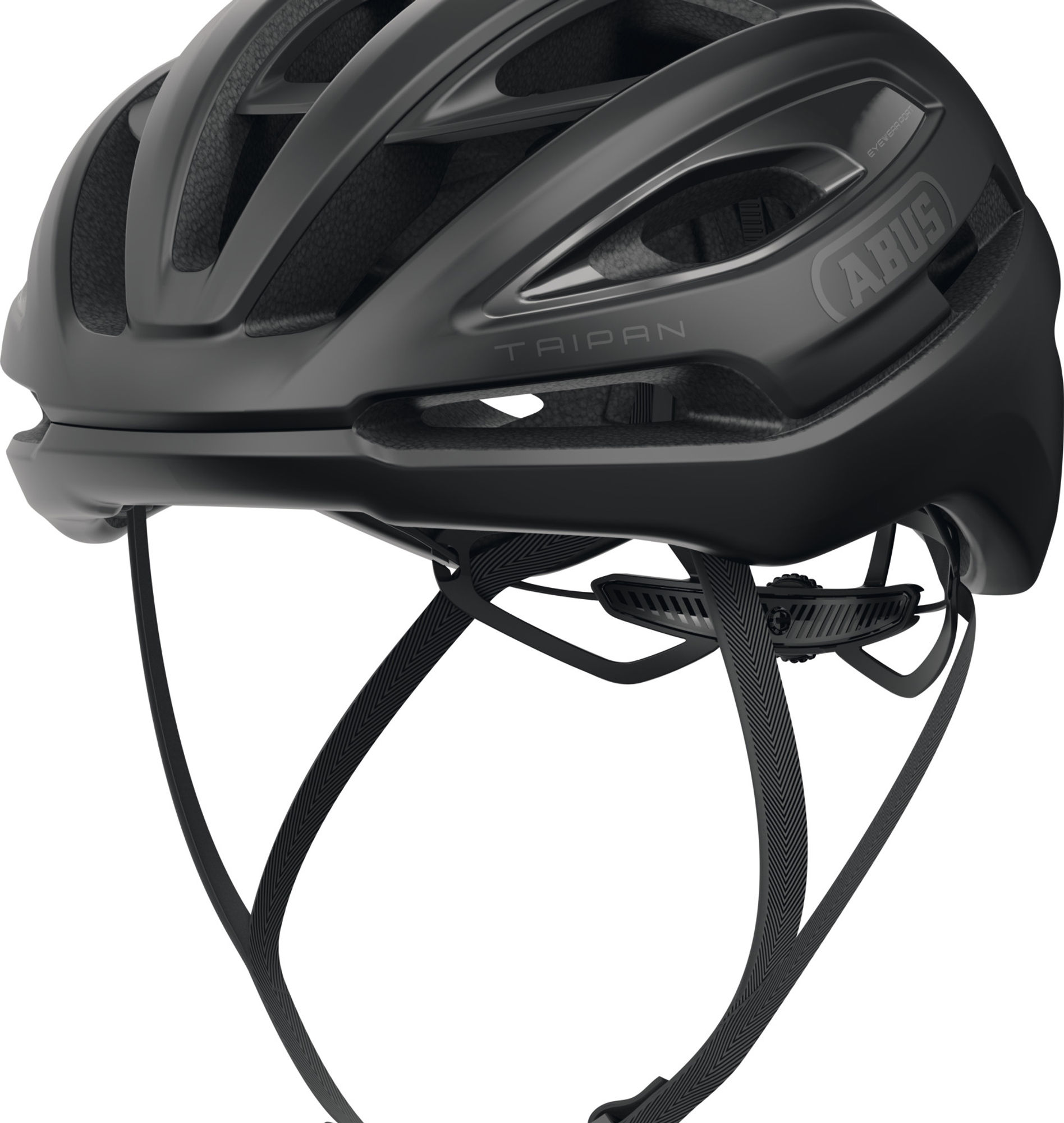ABUS Taipan Gravel Elite Helmet in Velvet Black (Made in Italy)
