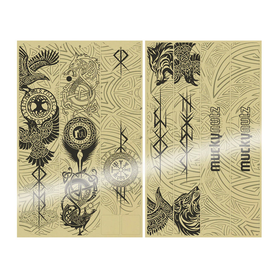 Mucky Nutz Skinz | Full Frame | Viking | Black