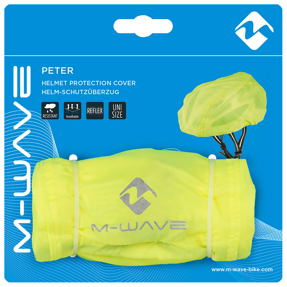 M-Wave Hi-Viz Adult Helmet Cover
