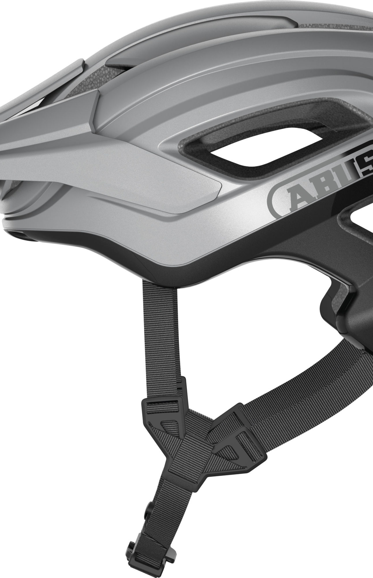 ABUS Cliffhanger MTB Helmet in Ti Silver