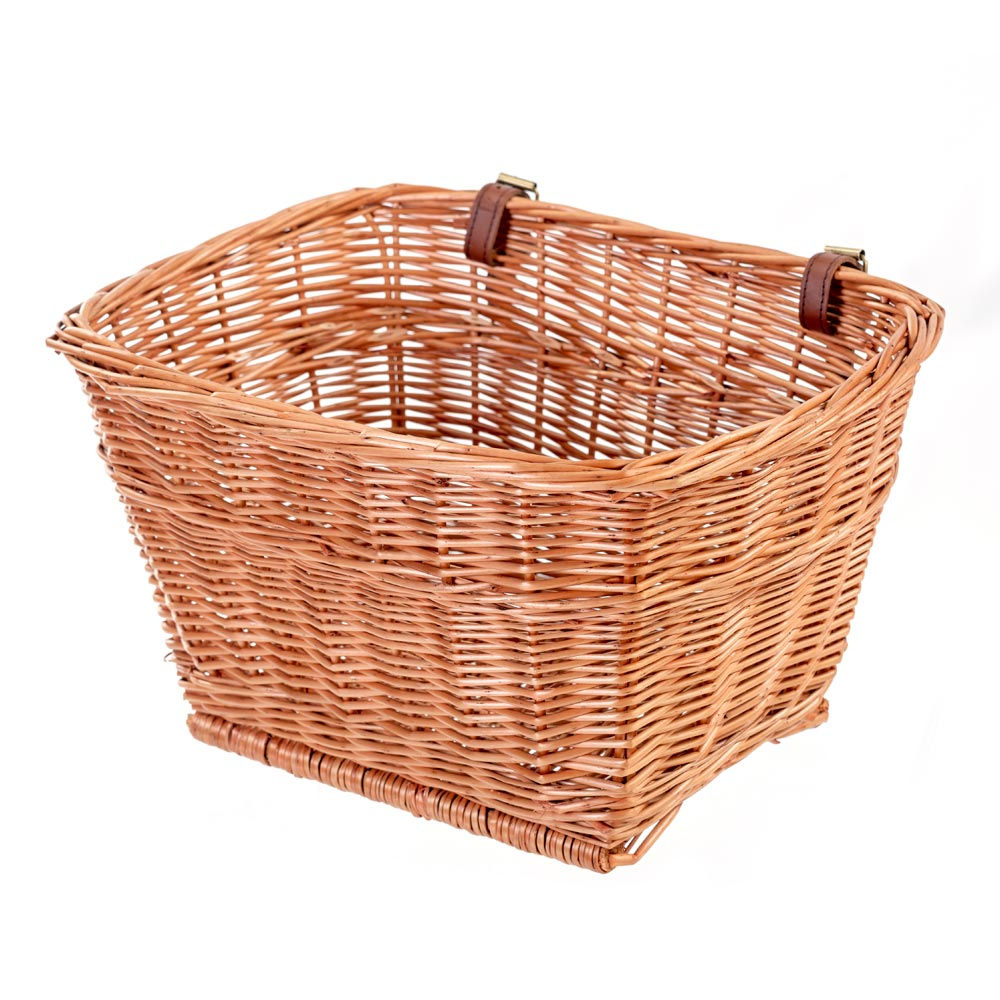 Passport Wicker Bicycle Basket - 19" Rectangular