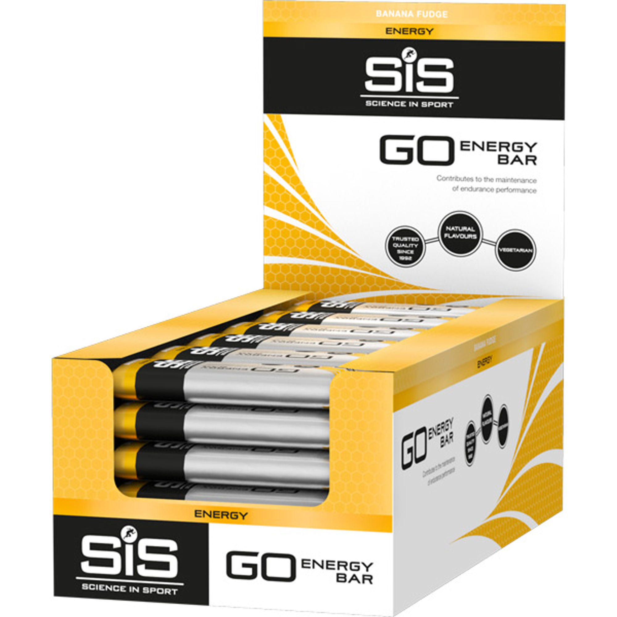 Science In Sport GO Mini Energy Bar - box of 30 bars - banana fudge