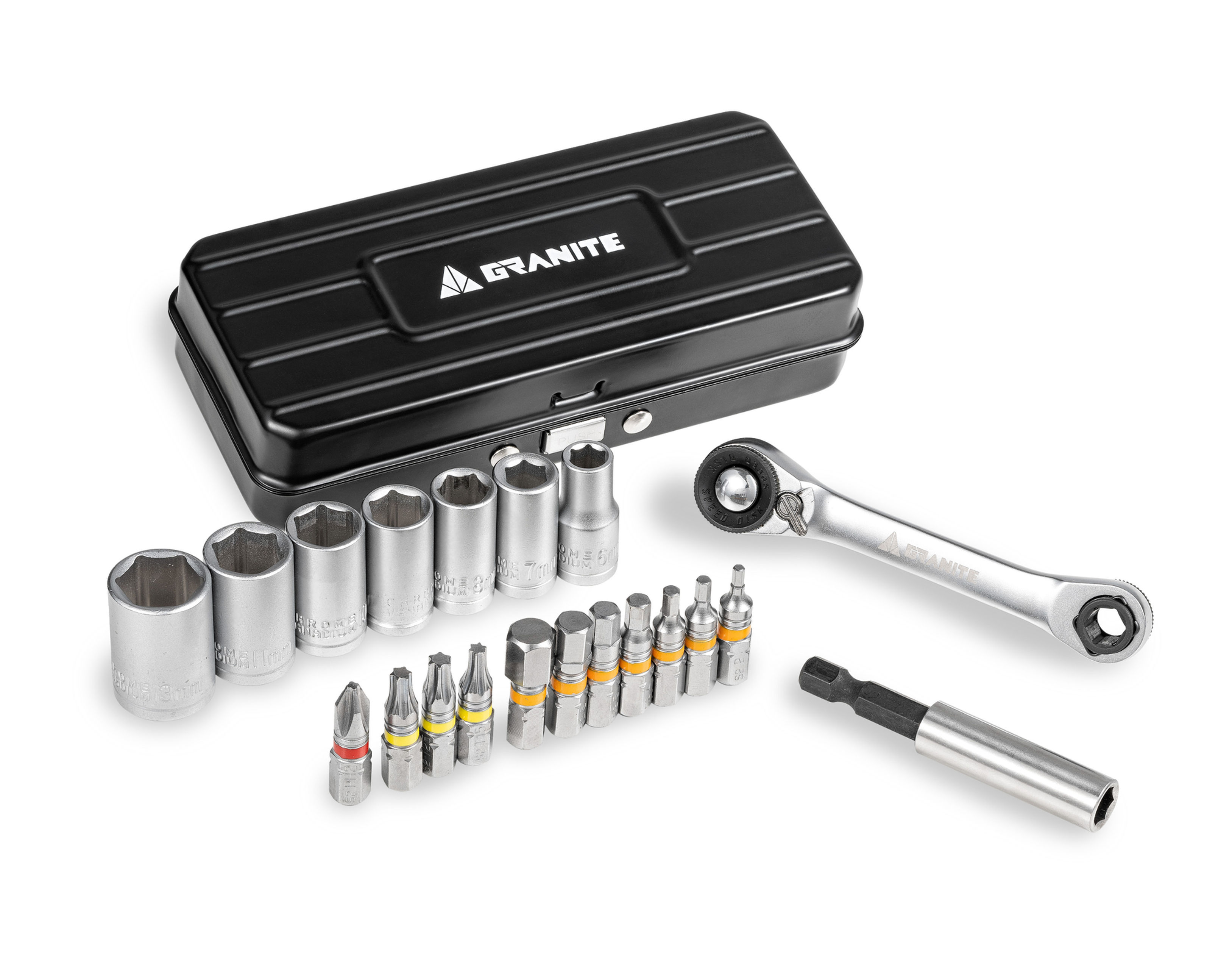 Granite Duet Hex Bits & Socket Ratchet Tool