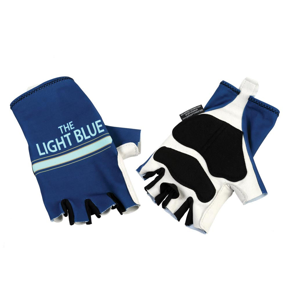 Light Blue Nuovo Lycra Track Mitts
