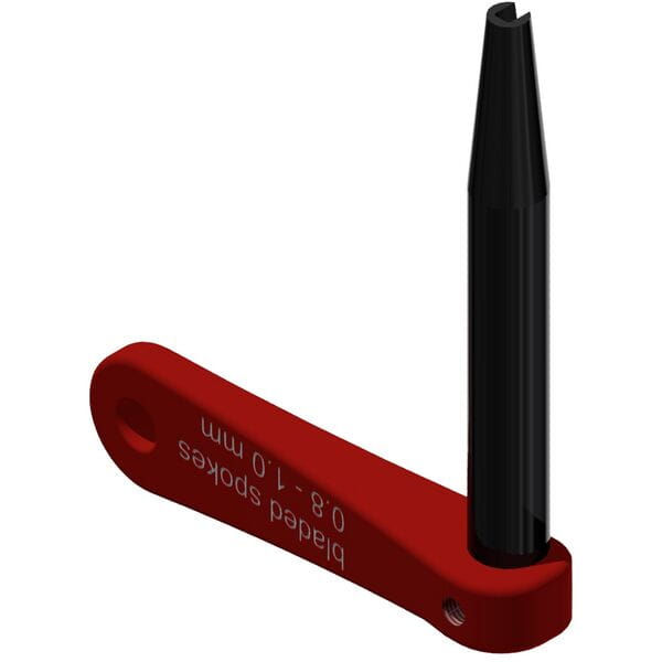 DT Swiss Aero bladed spoke holder 0.8 - 1 mm Red