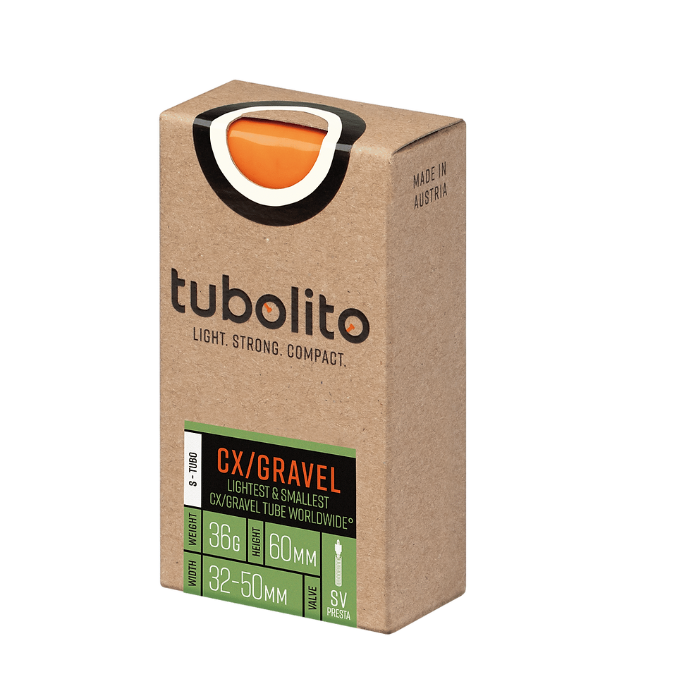 Thumbnail: Tubolito S-Tubo CX/Gravel 60mm Presta Valve in Orange (700C/29"/27.5" 32-50mm)