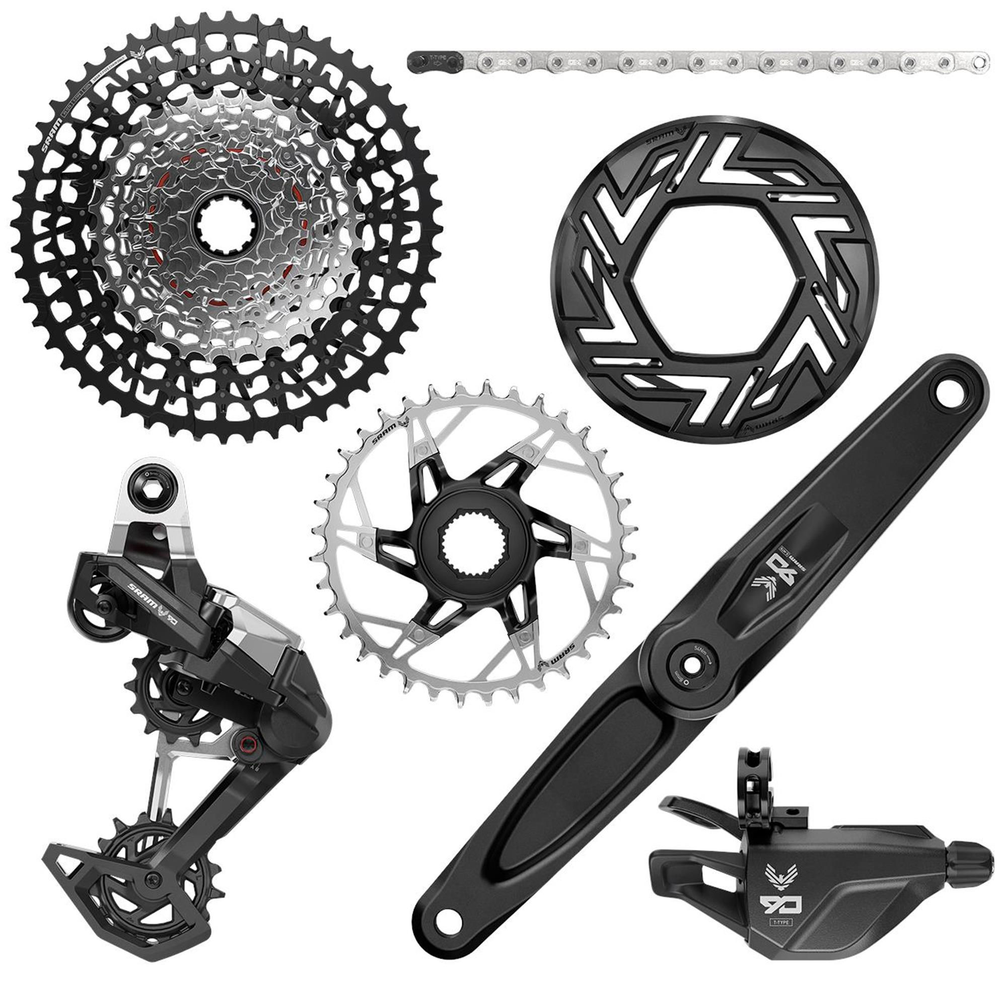 SRAM Eagle 90 Groupset EMTB BOSCH (RD, Single Click Trigger wClamp, FC Eagle 90