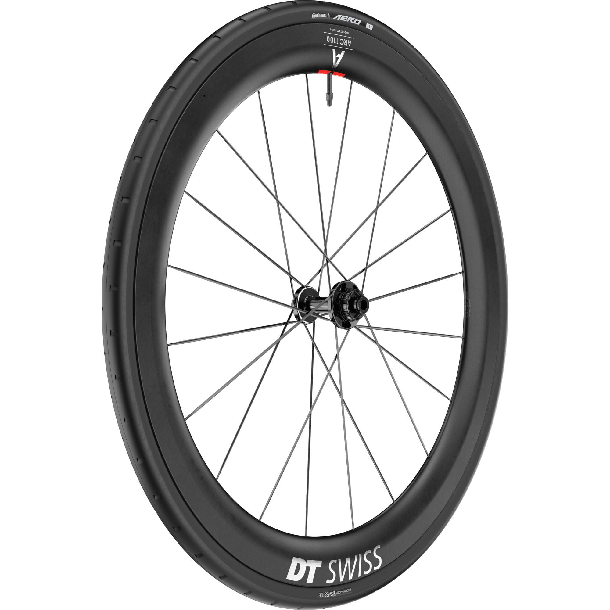 DT Swiss ARC 1100 DICUT disc brake WTS, carbon clincher 55 x 22 mm rim, front