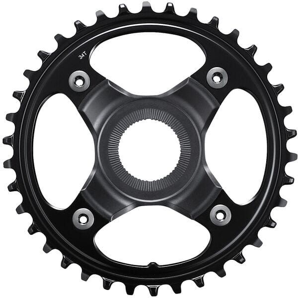 Shimano SM-CRE80-12-B 12spd DCE single chainring 34T, w/o chain guard, chain