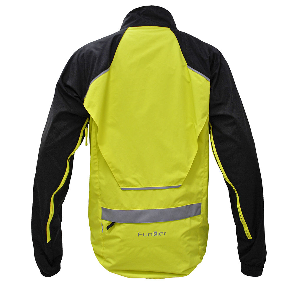 Thumbnail: Funkier Quikdry Gents Pro Waterproof Rain Jacket in Yellow