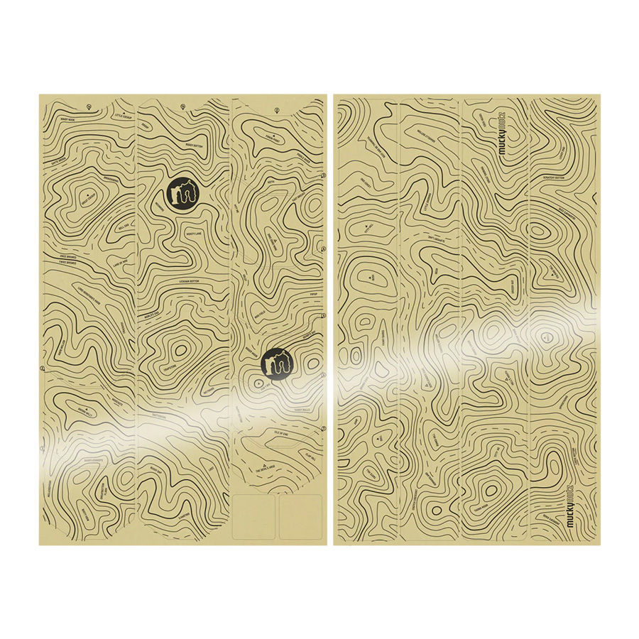 Mucky Nutz Skinz | Full Frame | Contours | Black