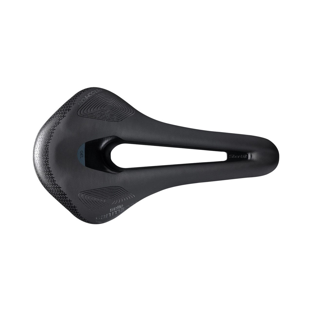 Selle San Marco Shortfit 2.0 Supercomfort Racing Saddle: BLACK/BLACK L3