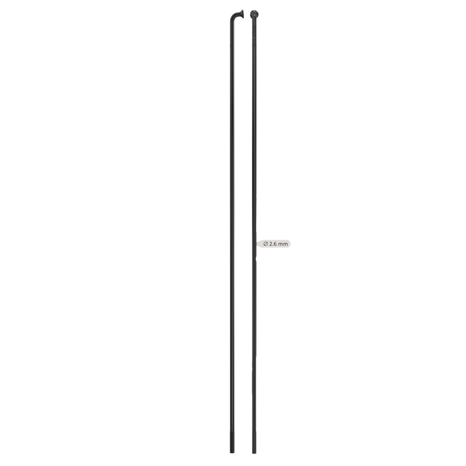 Sapim Leader 12g Black J-Bend Spokes