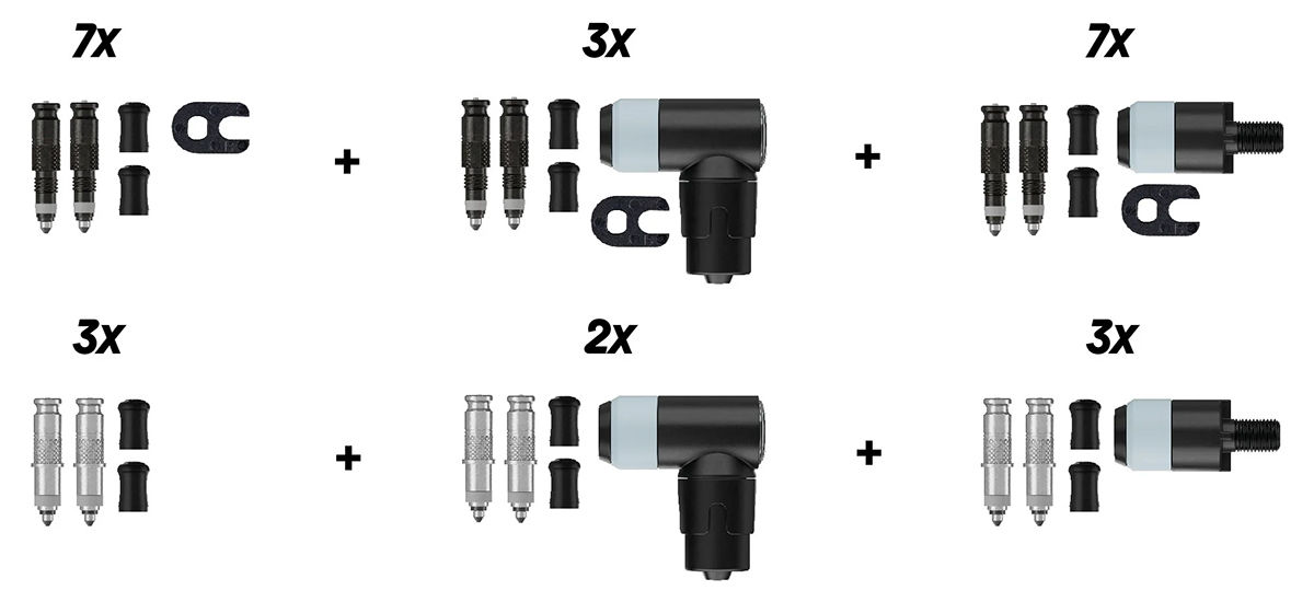 Schwalbe Clik Valve SCV Starter Set - Mixed