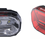 Thumbnail: Smart Diamond 3-LED Front and Rear Bicycle Light Twinset