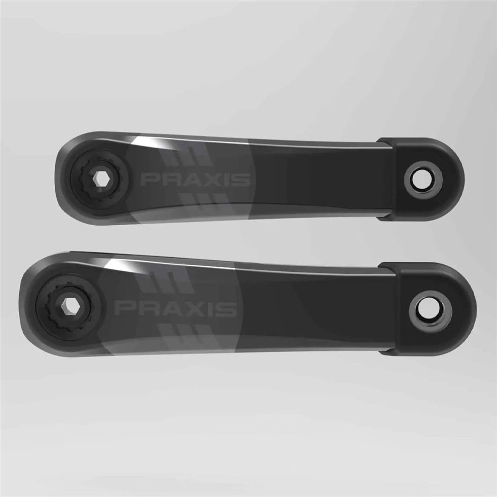 Thumbnail: Praxis eCrank Set RIDE 60 Road Carbon 170mm