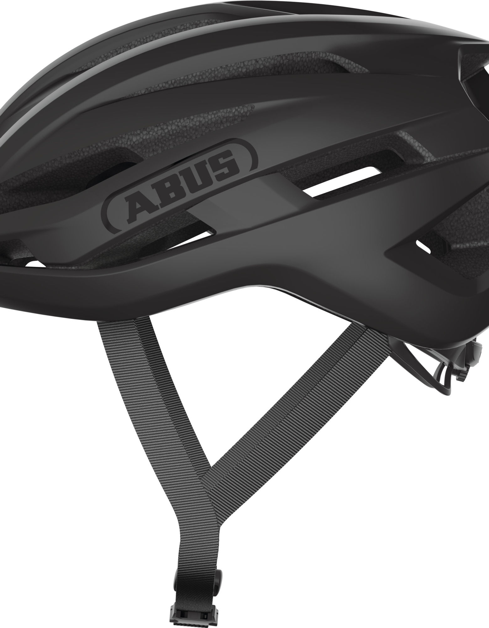 ABUS Stormchaser ACE Road Helmet in Velvet Black (Made in Italy)