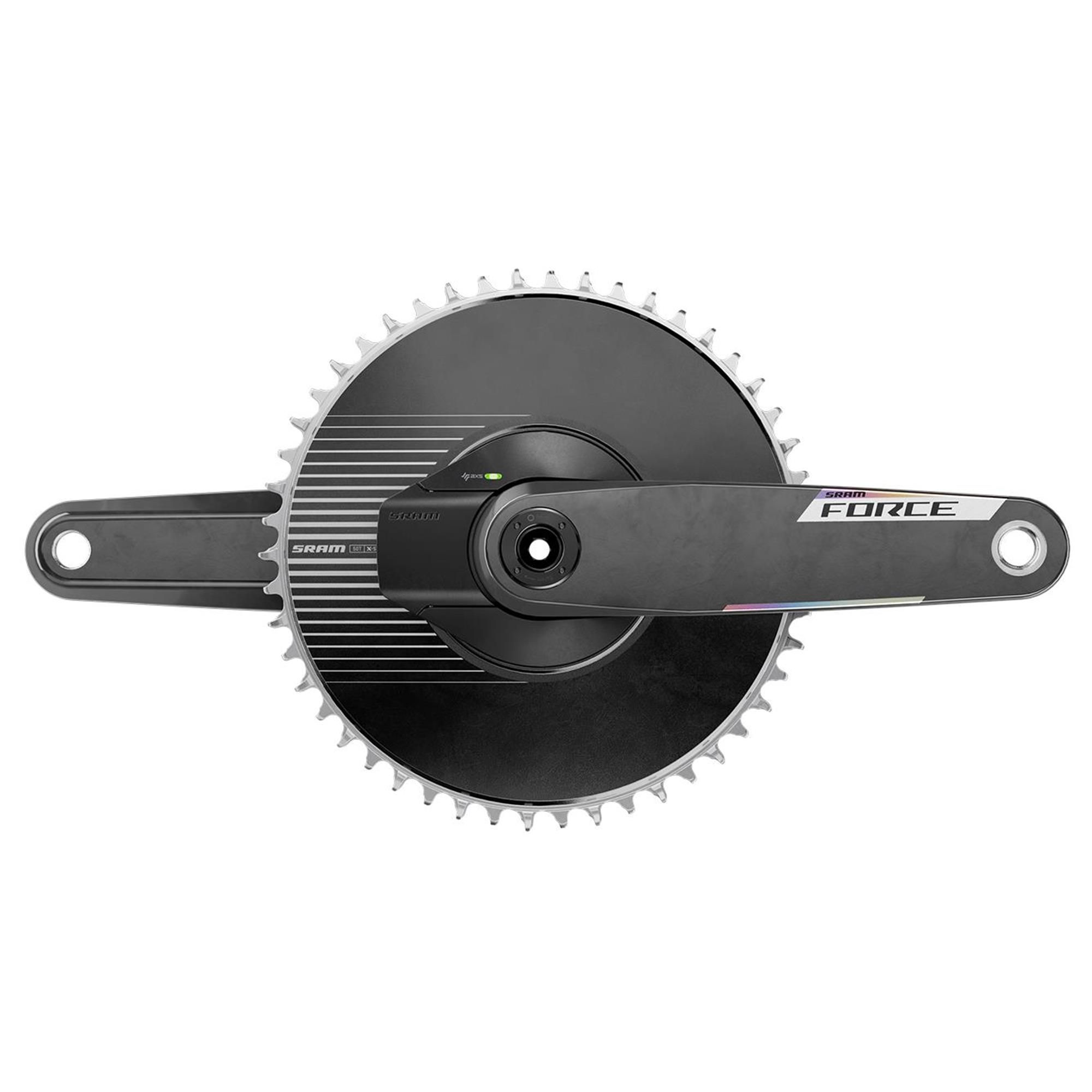 SRAM Crankset w/Power meter spider FORCE AXS 1x E1 DUB - Direct Mount 50T Aero