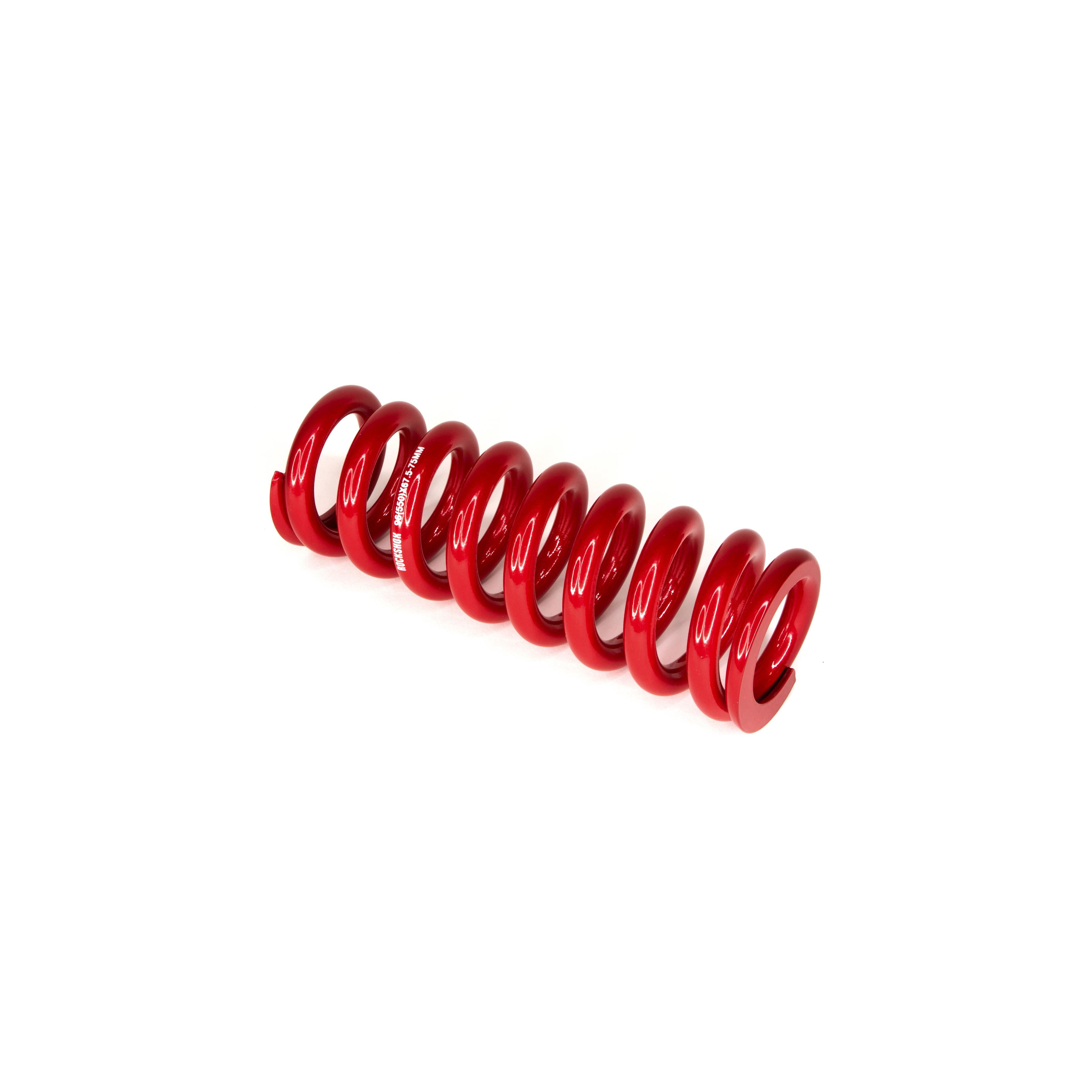 RockShox Spring, Metric Coil, Electric Red, Length 174mm, Spring Travel