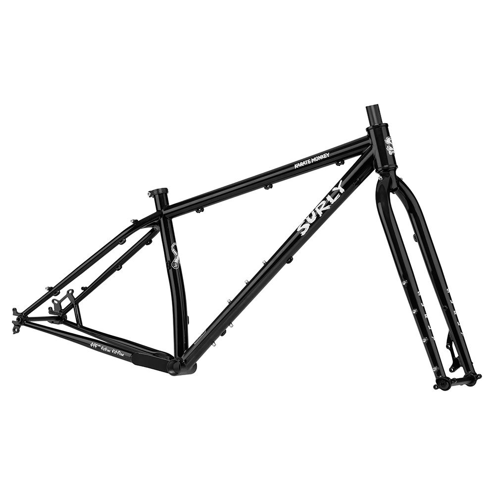 Surly Karate Monkey Frameset - Hi-Viz Black