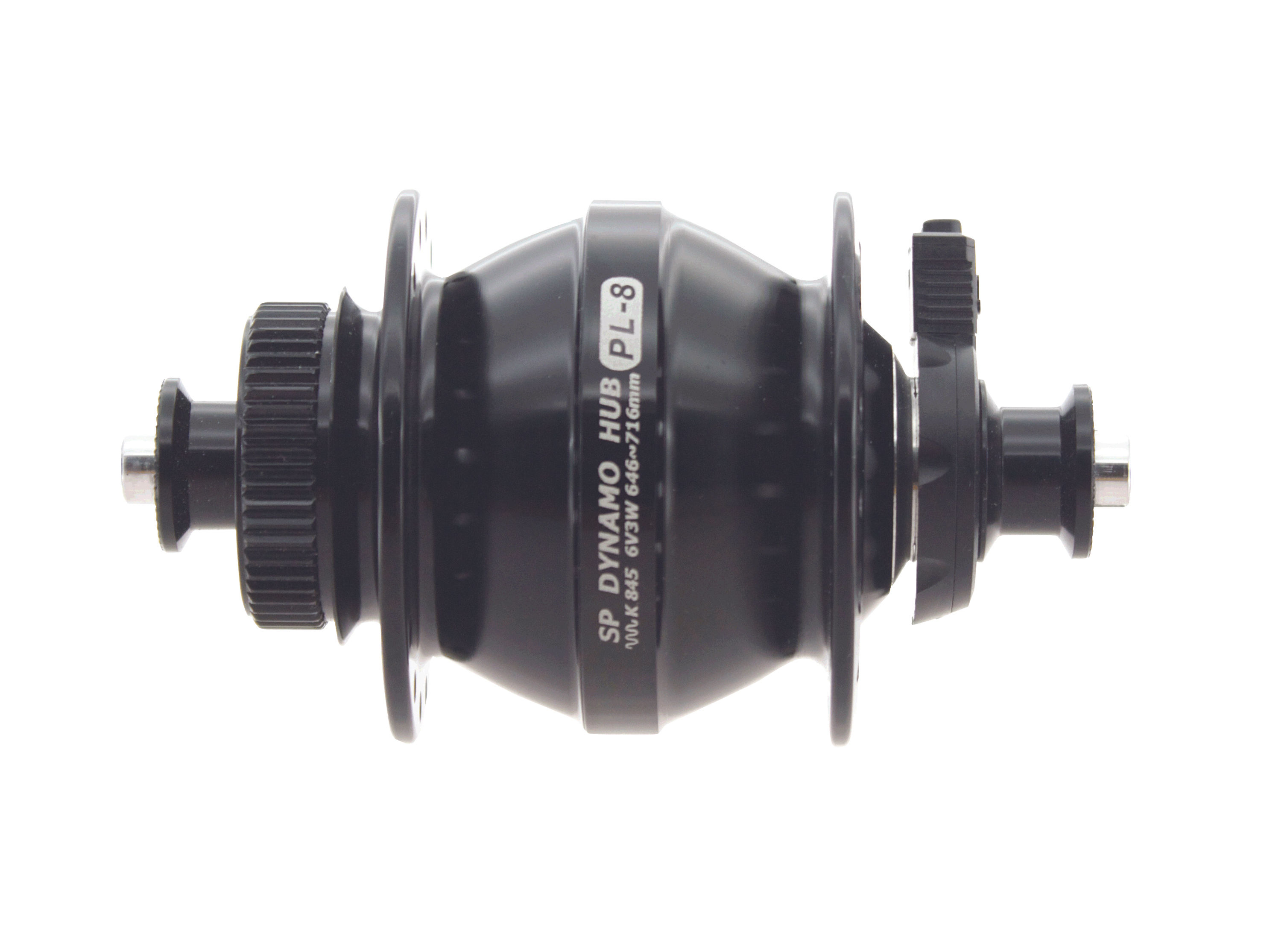 SP Dynamo PD8 - PL8 100mm disc brake dyno hub